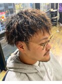 #メンズツイスト#スパイラルパーマ#メンズヘア#下村パーマ