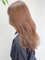 ビューティズム エルム(Beautism Elm) オレンジヘアのゆる巻きスタイル 文京区/茗荷谷/ダブルカラー