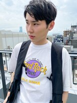 ルービック 和歌山(Rubik's)&nbsp;メンズ韓国風_簡単スタイリング_マッシュかきあげバングショート