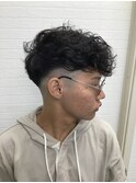 フェード×パーマ