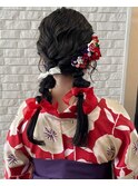 着付×ヘアセット