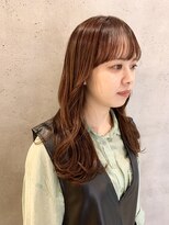 ザ ラボ アングゥ(The Labo ungu)&nbsp;髪質改善トリートメント/レイヤーカット/ピンクベージュ