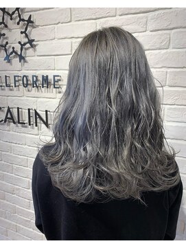 ヘア スパ ビューティー エールフォルム(HAIR SPA BEAUTY YELLFORME) 外国人風シルバーグレージュカラー