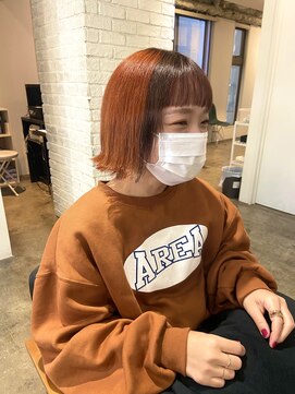 ジュール 新宿三丁目(Joule) カチューシャカラー×ミニボブ