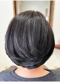 予防美容×ショートボブ