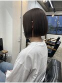 it.Style ボブ 切りっぱなし パツっと 