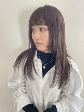 アングゥギャラリー(ungu GALLERY) 顔周りレイヤー/チョコベージュ/韓国風/ロングスタイル