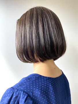 ヴェイン 渋谷(vain) 艶感大人ボブアッシュブラウン