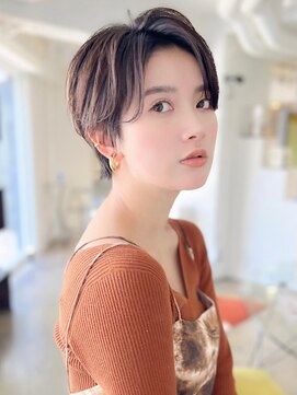 ロンドエニカ 大宮(Lond enika) 切りっぱなしボブエアリーロング美髪ピンクブラウン[大宮]