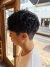 メンズ限定　　カット＋パーマ＋眉カット