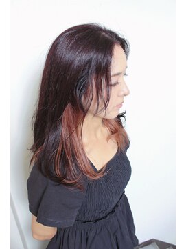 ビアージュ(Viage) :インナーカラー　:ルビーピンク　:サーモンピンク