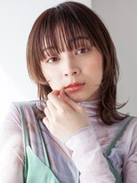 アッシュ 池袋店(Ash)&nbsp;10代20代30代『ニュアンスカールのミディアムウルフ』　＃池袋駅