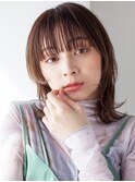 10代20代30代『ニュアンスカールのミディアムウルフ』 #池袋駅