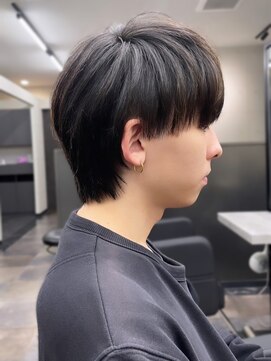 スターズ 柏(STARS) ツーブロック メンズショート 黒髪 爽やか マッシュウルフ