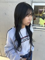 アチーブ ヘア デザイン(achieve hair design)&nbsp;オリーブグレージュ透明感立体感×無造作ウェーブロングレイヤー