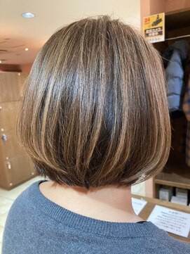 インパークス 草加店(INPARKS) 白髪ぼかしハイライト×ボブ