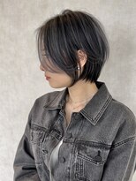 ロエン 西岡崎店(ROEN) ハンサムショート/ショートボブ/シャドールーツ/暗髪/20代/30代