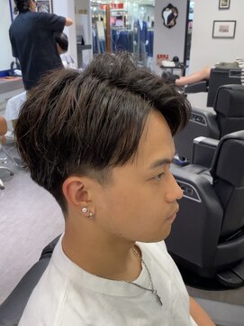 スカイシープレイス 錦糸町 ナチュラルショート[錦糸町/理容室/メンズ/フェード/パーマ]