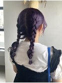 裏編み込み