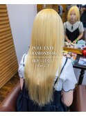 プルエクステダイヤ100本  出来る限りの 抜きっぱなしブロンド！