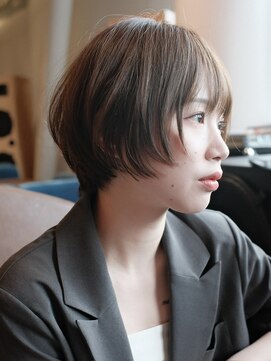 ピークアブー 原宿ハラカド(PEEK-A-BOO) ショートボブ前上がりくせ毛多毛まとまり奥行き