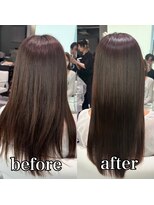 ルミス 銀座(Lumis) ストレートスタイル/艶髪/髪質改善/縮毛矯正/銀座/東銀座