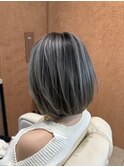 バレイヤージュ×グレーシルバー