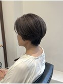 ROUIS 津田沼 モカグレージュハイライト/ハンサムショート