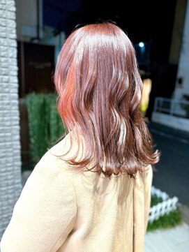 セイドット オモテサンドウ(Say. omotesando) Say.ミディアムレイヤーモーヴピンクローズブラウンダークレッド