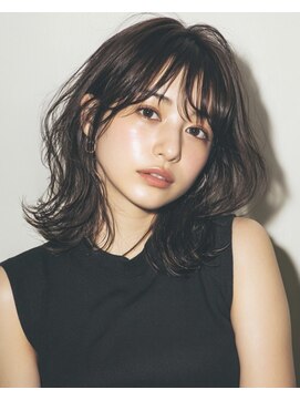 ハム 立川(hum) ココアベージュ/オリーブグレー/小顔/黒髪[立川/髪質改善]