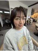 前髪かわいいトレンドカラーショートボブ☆圧倒的技術の大人ボブ