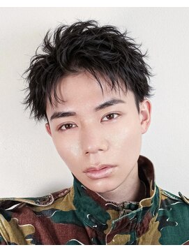 オーシャントーキョー ホワイト 原宿(OCEAN TOKYO WHITE) 無造作アップバングアクティブショートスパイキーショート短髪