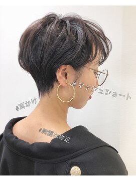 アッシュ 祐天寺店(Ash) 《Ash祐天寺》#オトナ女子#ショート#イノアカラー＃白髪