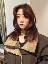 ノラ ヘアーサロン(NORA HAIR SALON) 【大久保】外国人風レイヤーカットブリーチなし暖色カラー