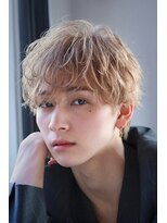 オーシャントーキョー サニー 原宿(OCEAN TOKYO Sunny)&nbsp;ミルクティーベージュニュアンスパーマ韓国マッシュグレー