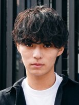 フィフスパーク(fifth PARK)&nbsp;渋谷シャドウパーマ波巻きスパイラルパーマ束間ラウンドマッシュ