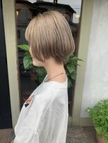 マル ニシノミヤ(MAR.co) ハイトーンベージュショート