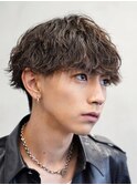 ルーズパーマシャドウパーマ波巻きスパイラルパーマメンズパーマ