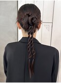 ヘアアレンジ/タイトアレンジ/結婚式ヘアセット