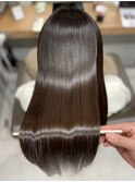 銀座美髪酸性ストレート艶髪髪質改善縮毛矯正酸熱トリートメント