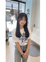 レム(REM)&nbsp;韓国風ストレートレイヤー×艶髪ロング