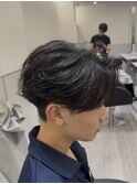 フェザーパーマニュアンスパーマ毛流れ名古屋栄