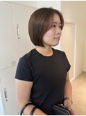 20代30代40代　ミディアムヘア/グレージュ