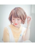 小顔に見える♪ショートボブ2 ハイライト 恵比寿
