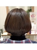 鹿沼で唯一本格ヘッドスパが出来る美容室 シンプルボブ