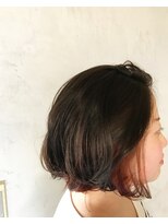 モノ アンド イニ(Mono & inni) 【奈良/inni hair】インナーカラー レッド