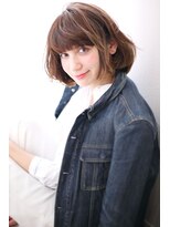 マリアバイアフロート(Maria by AFLOAT) 耳掛け大人のワンサイドボブ♪30代40代50代の方も◎