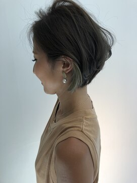 エミュスト(Emuest) 【Emuest心斎橋】耳かけ前下がりボブ×カジュアルインナーカラー