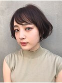 ふんわり丸みショート