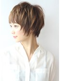 美髪　マニッシュショート　フレンチボブ かきあげもOK